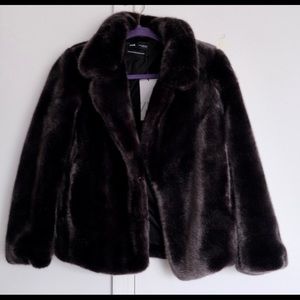 Faux fur coat